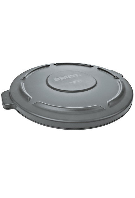 2619 BRUTE Flat Lid for 20 Gal Round Waste Containers #RB261960GRI