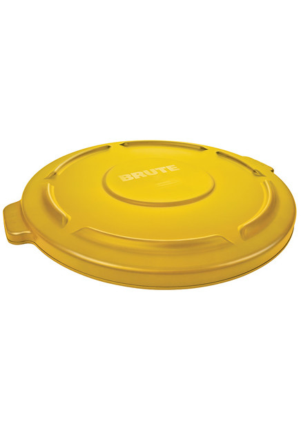 2619 BRUTE Flat Lid for 20 Gal Round Waste Containers #RB261960JAU