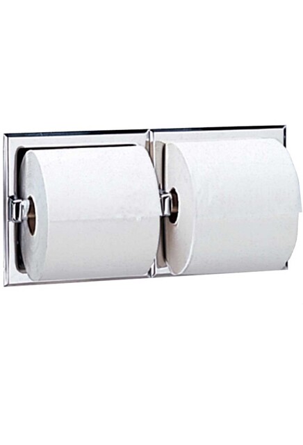 B-697 Double Recessed Toilet Tissue Dispensers #BO000697000