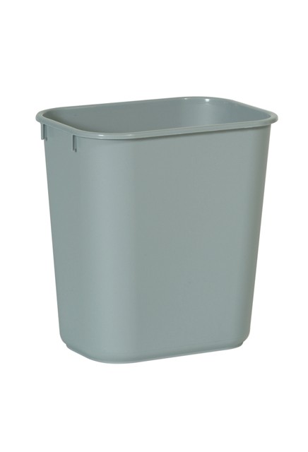 2955 Small Wastebasket 3 gal #RB002955GRI