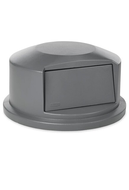 BRUTE Dome Top Lid for 32 Gal Round Waste Containers #RB263788GRI