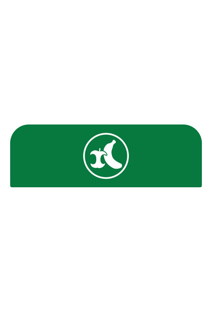 Trash Can Signs for CONFIGURE 45 gal Waste Receptacles #RB196158300