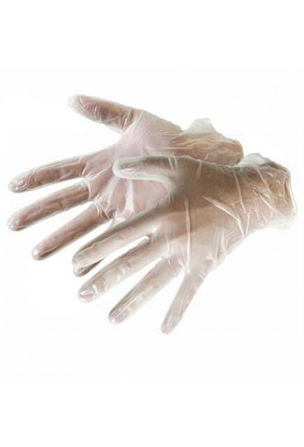 Gants en vinyle clair 4 mil sans poudre #SE038225000