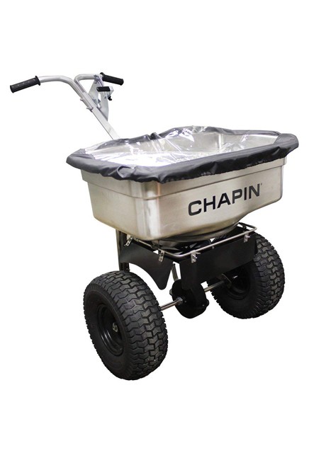 100 lbs Stainless Steel Professional Salt Spreader 82500 #CH082500000