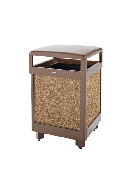 Aspen Outdoor Container with Stone Panels #RB38HT201PL