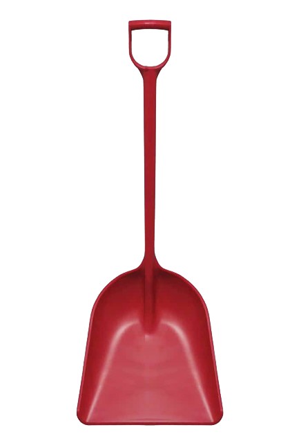 One-Piece Sanitary Shovel 15" x 40" #PX004014RED