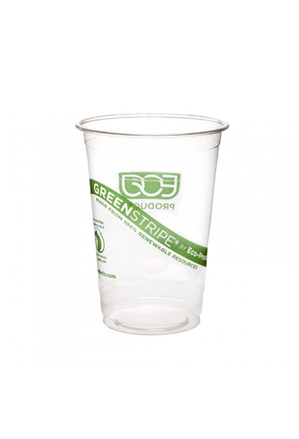 Verres en plastique compostables GREENSTRIPE #EC710110900