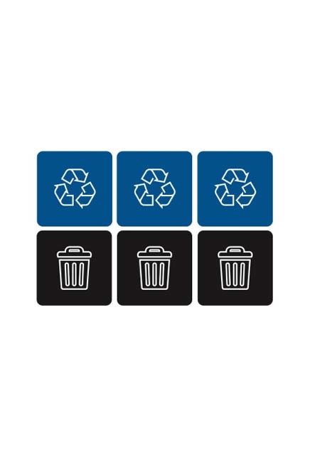 Recycling Labels Waste Watcher #BU100204000