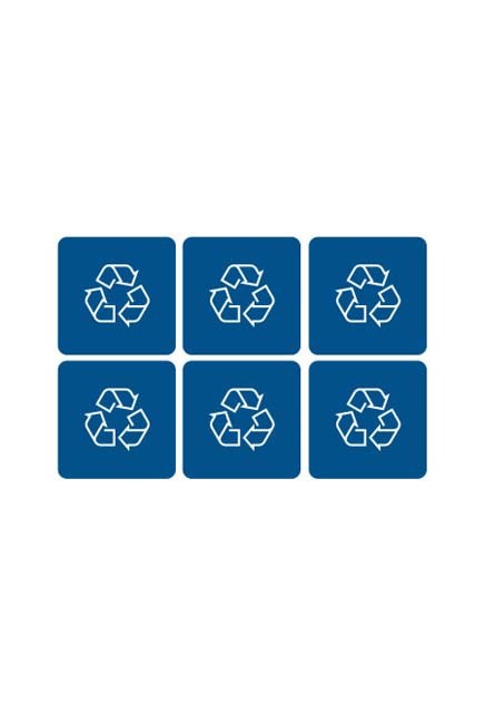 Étiquettes de recyclage Waste Watcher #BU100208000