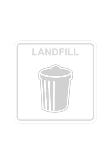 Étiquettes de recyclage Waste Watcher, Blanc-Transparent #BU102894000
