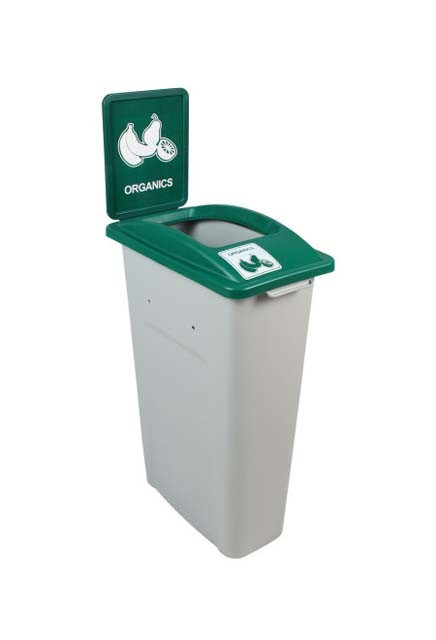 Contenant déchet organique (compost) Waste Watcher, couvercle ouvert #BU100953000