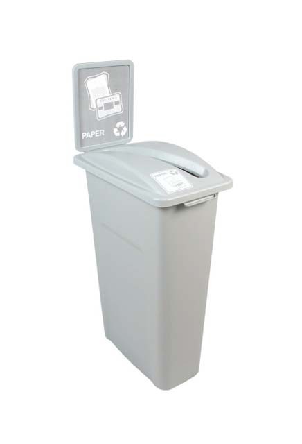 Contenant pour papier Waste Watcher, gris #BU101039000