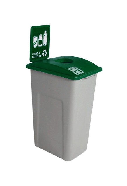 Contenant pour canettes et bouteilles avec cadre Waste Watcher XL #BU101307000
