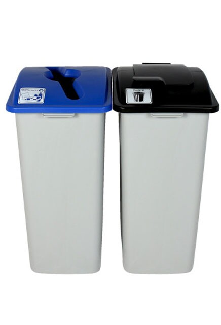 WASTE WATCHER Mixed Recycling Station 64 gal #BU101315000