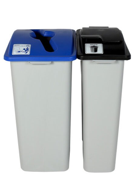 WASTE WATCHER Mixed Recycling Station 55 Gal #BU101314000