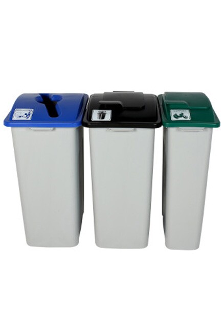 WASTE WASTCHER XL Poubelles pour les déchets, recyclage et composte 87 gal #BU101337000