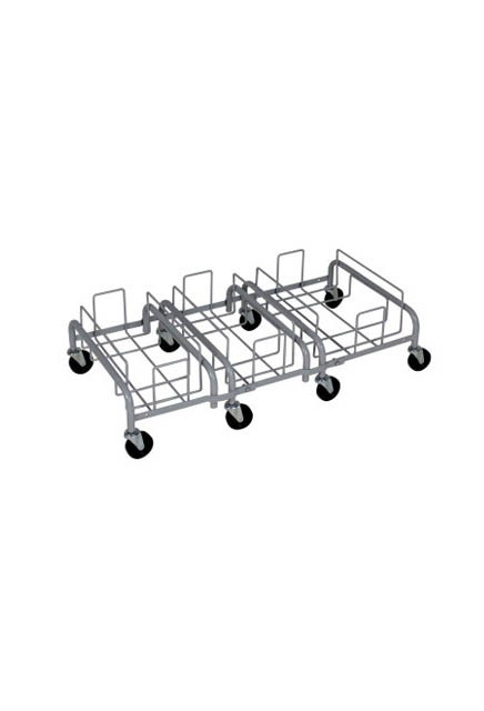 Combo Trio Steel Dollies for Containers Waste Watcher XL #BU103739000