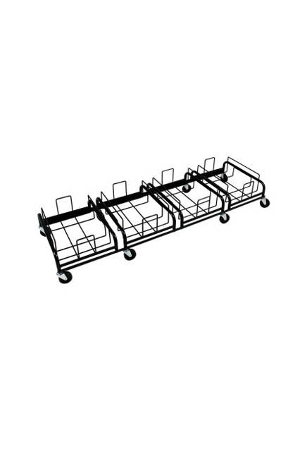 Quatuor Steel Dolly for Containers Waste Watcher XL #BU103868000