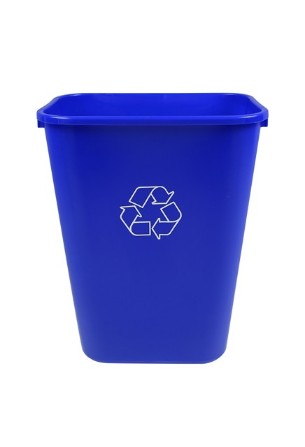 Contenant de recyclage bleu, 12 / paquet #BU101422000