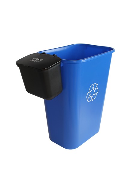 Contenant de recyclage et poubelle suspendue à couvercle OFFICE COMBO #BU101413000