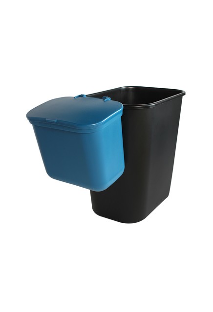 Recycling Container and Hanging Waste Basket Double OFFICE COMBO #BU101406000