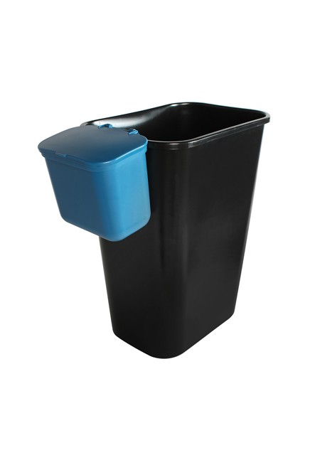 Recycling Container and Hanging Waste Basket Double OFFICE COMBO #BU101416000