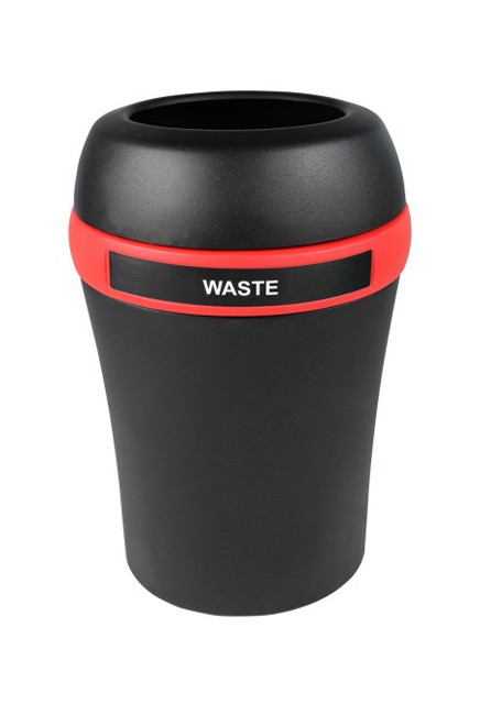 INFINITE Poubelle ronde avec couvercle 37 gallons #BU100905000