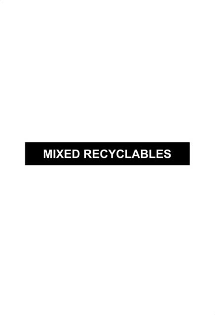 Recycling Labels for Identification Bands INFINITE Elite #BU100186000