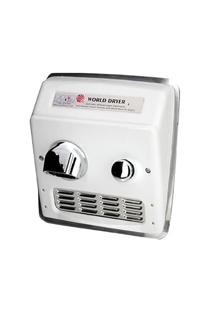 Recessed Hand Dryer with Push Button Model RA #NVRA548Q974