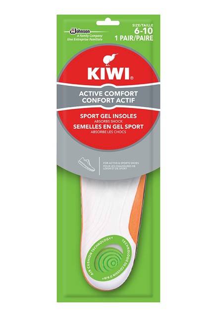 Semelles de sport avec gel Confort Actif KIWI #SJ695191000