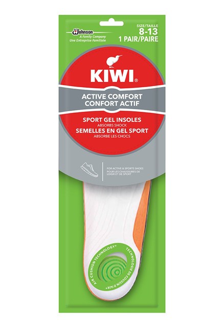 Semelles de sport avec gel Confort Actif KIWI #SJ695189000