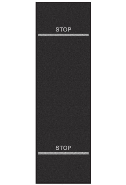 Tapis d'entrée et file d'attente Jasper, STOP 3' x 10' #MTC1MJP3101140