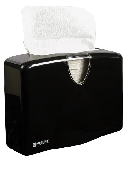 T1740 Premium Covered Countertop Folded Towel Dispenser #AL0T1740TBK
