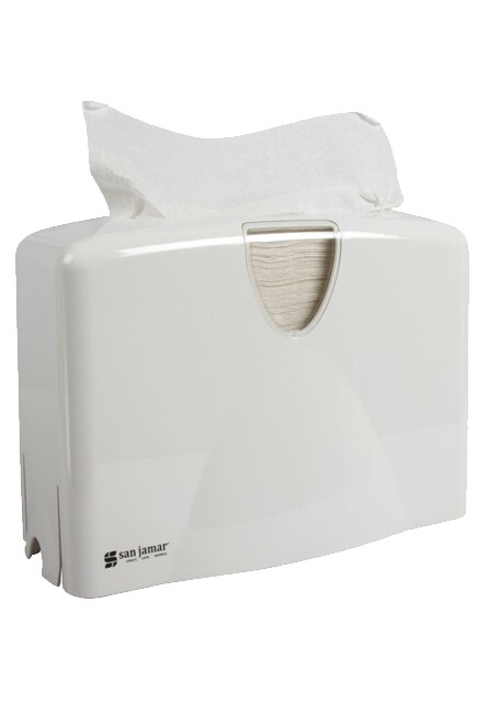 T1740 Premium Covered Countertop Folded Towel Dispenser #AL0T1740TWH