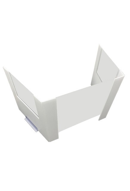 Freestanding Protective Screen for School Desk #CVPLEXIPUPI