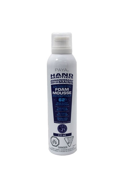 Hand Disinfectant 235 mL Aerosol PAYA #SCSSDAM0020