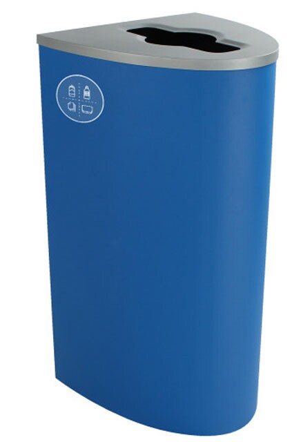 SPECTRUM ELLIPSE Poubelle de recyclage mixte 22 gal #BU101093000