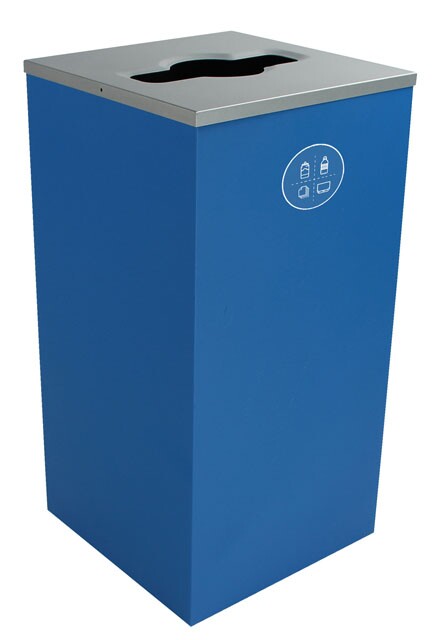 SPECTRUM CUBE Poubelle pour le recyclage mixte 24 gal #BU101131000