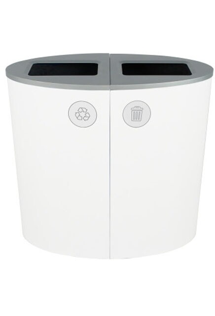 SPECTRUM Mixed Recycling Station with Mobius Logo 44 Gal #BU101171000