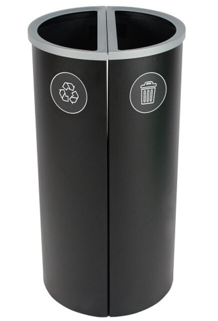 SPECTRUM Poubelle double pour le recyclage mixte Möbius 16 gal #BU101180000