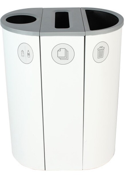 SPECTRUM Station pour les déchets, bouteilles et papiers 26 gal #BU101206000