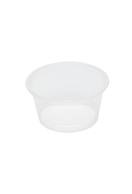 Gobelet à portion en plastique recyclable transparent #EM095010000