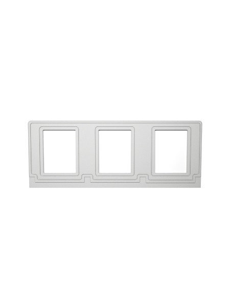 Cadre de signalisation triple pour poubelle VENTURE #BU104977000