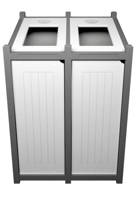 VENTURE Station de recyclage double blanche 46 gal #BU104681000