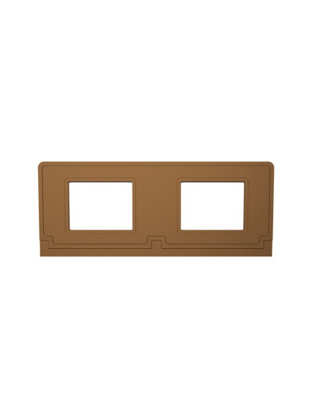 Cadre de signalisation double pour poubelle VISION #BU104947000