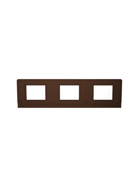Cadre de signalisation triple pour poubelle VISION #BU104956000