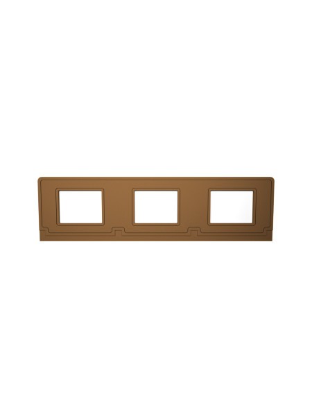 Cadre de signalisation triple pour poubelle VISION #BU104958000