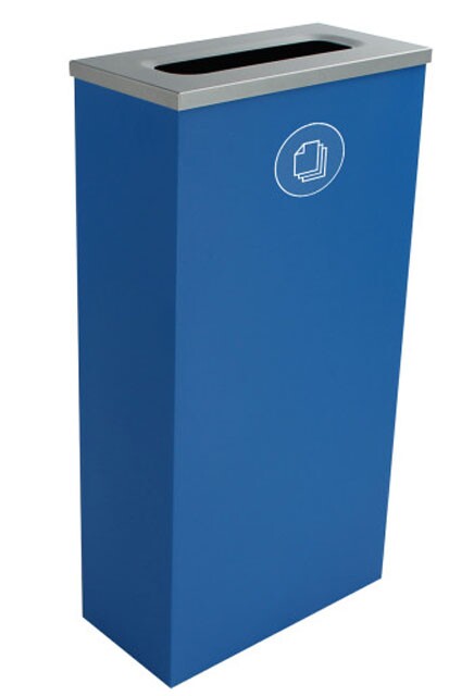 SPECTRUM SLIM Poubelle pour le recyclage du papier 10 gal #BU101153000