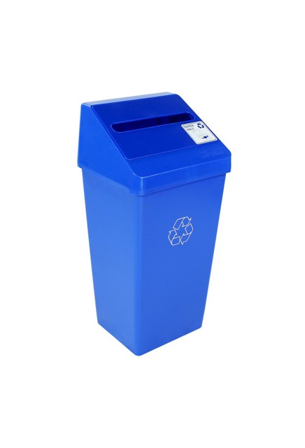 Poubelle de recyclage pour canettes et bouteilles SMART SORT, 22 gal #BU100843000
