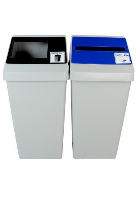 SMART SORT Double Recycling Station 44 Gal #BU100847000
